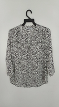 Beautiful vintage zebra print blouse. Renuar. Size 36-M. Very good condition